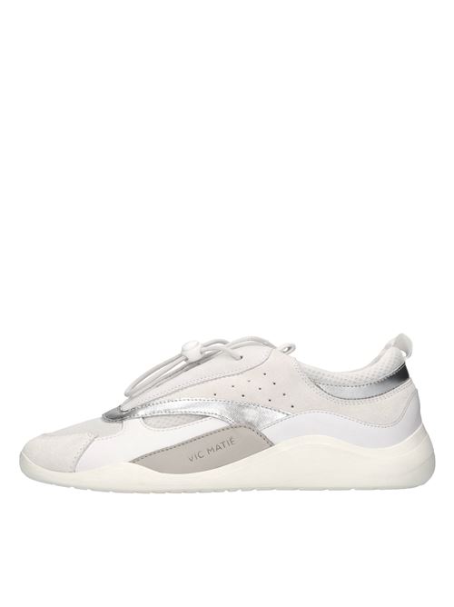Sneakers in pelle e tessuto VIC MATIE' | 1G3506D_G32BQOT175BIANCO-ARGENTO-GRIGIO